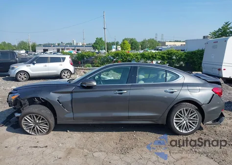 2020 Genesis G70 2.0T Rwd из США, поврежденный, VIN KMTG34LAXLU055376